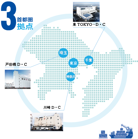 首都圏3拠点